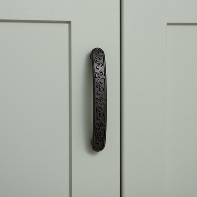 Cosmas 4298ORB Oil Rubbed Bronze Floral Cabinet Pull