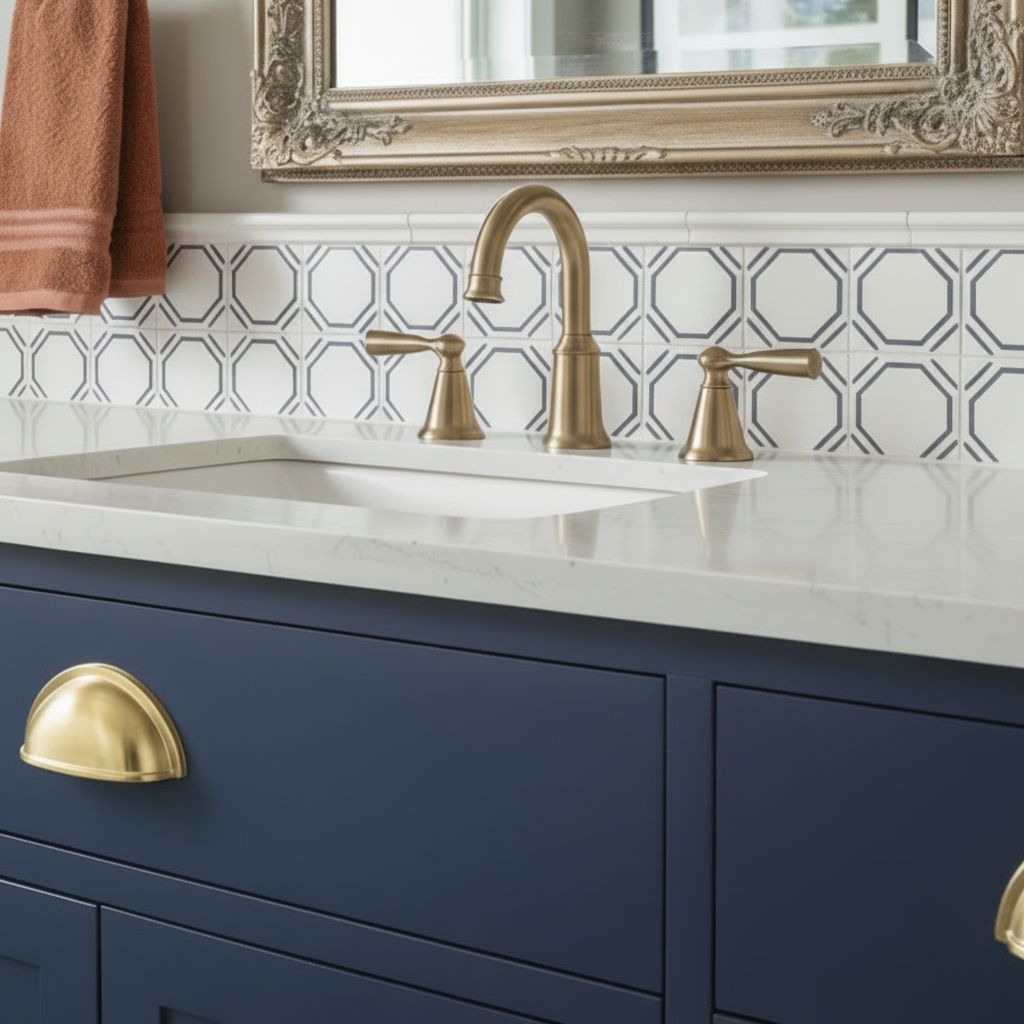 Cosmas 4310BB Brushed Brass Cabinet Cup Pull