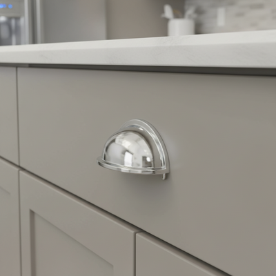 Cosmas 4310CH Polished Chrome Cabinet Cup Pull