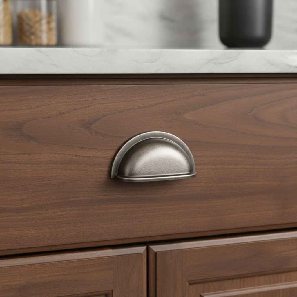 Cosmas 4310WN Weathered Nickel Cabinet Cup Pull