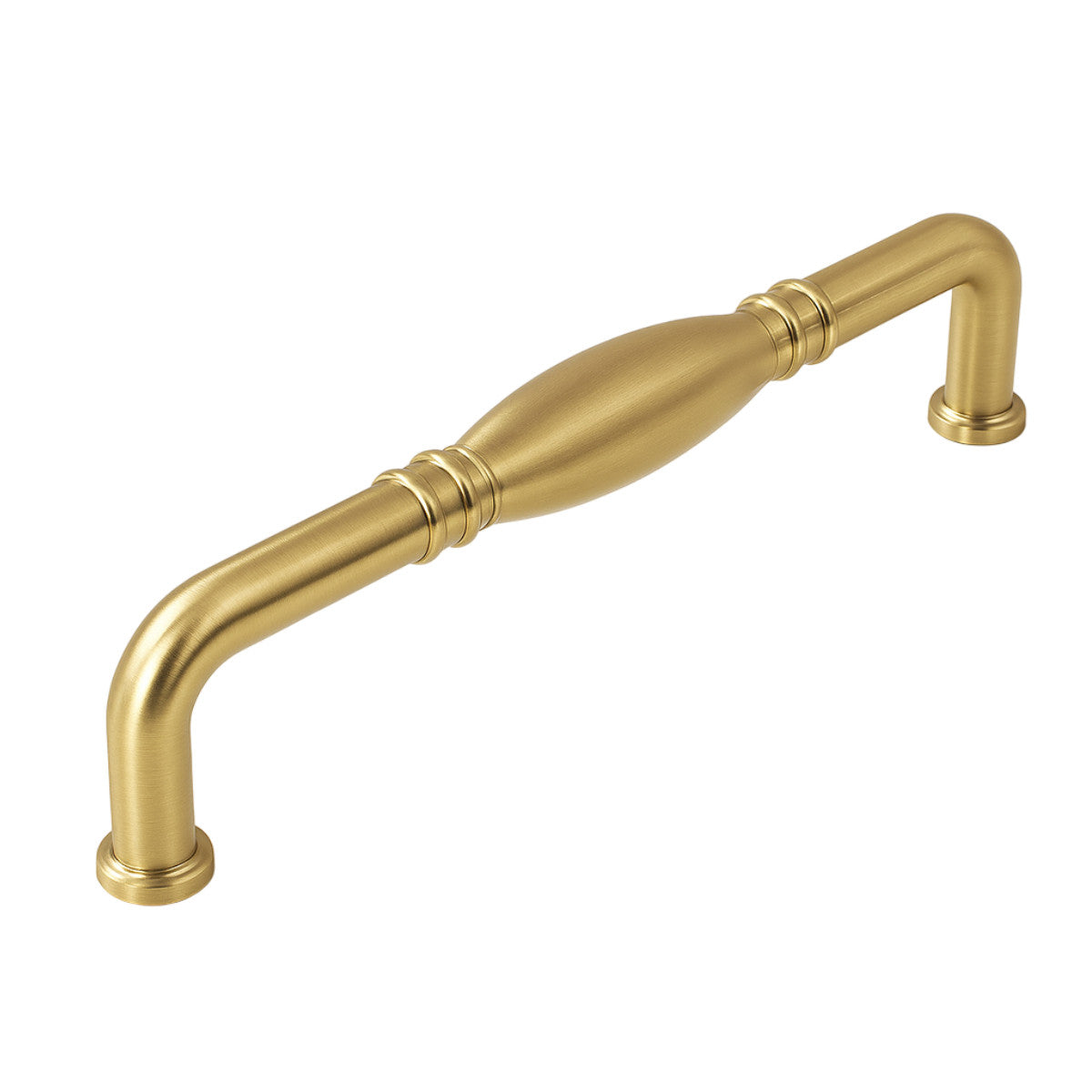 Cosmas 4313-128BB Brushed Brass Cabinet Pull