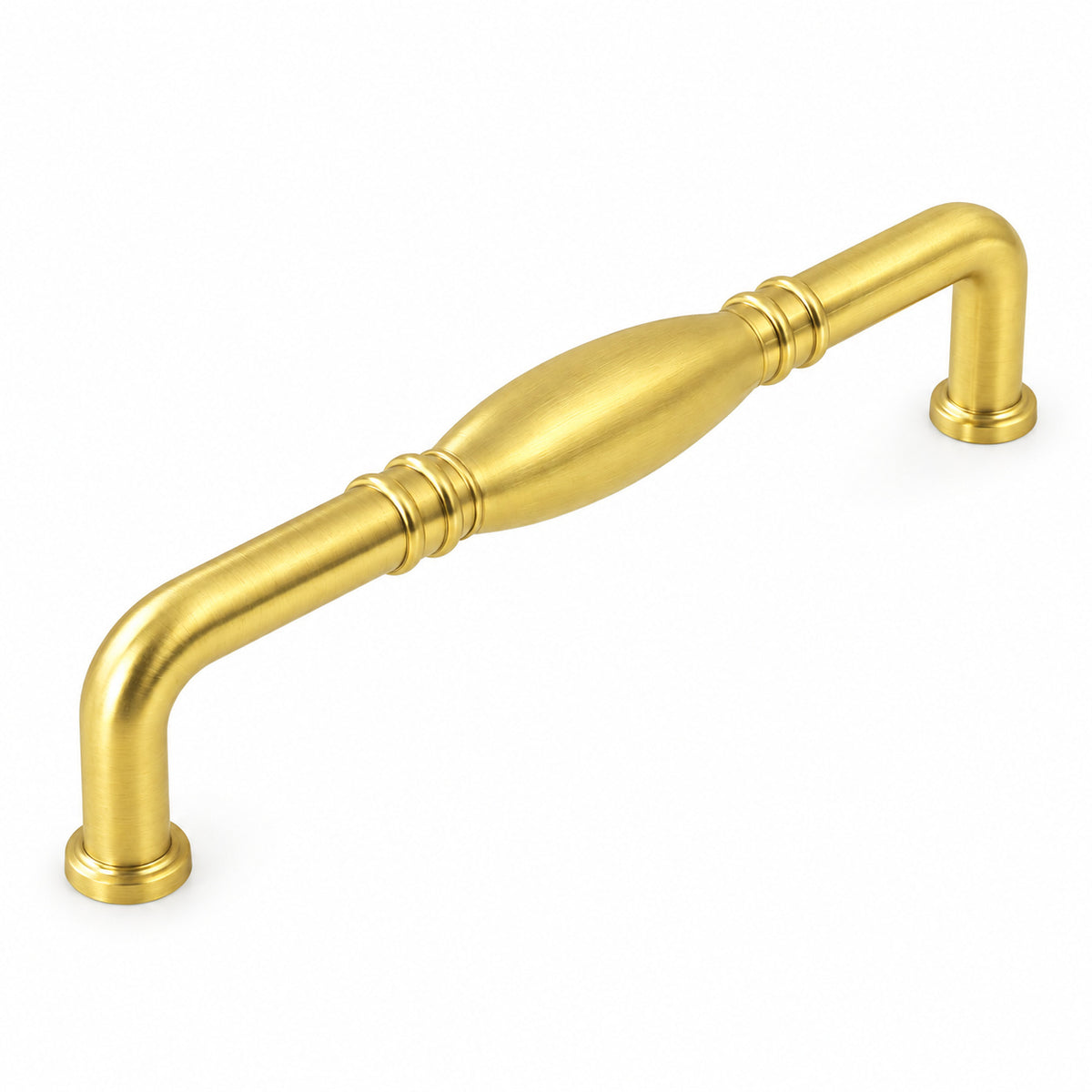 Cosmas 4313-128BB Brushed Brass Cabinet Pull