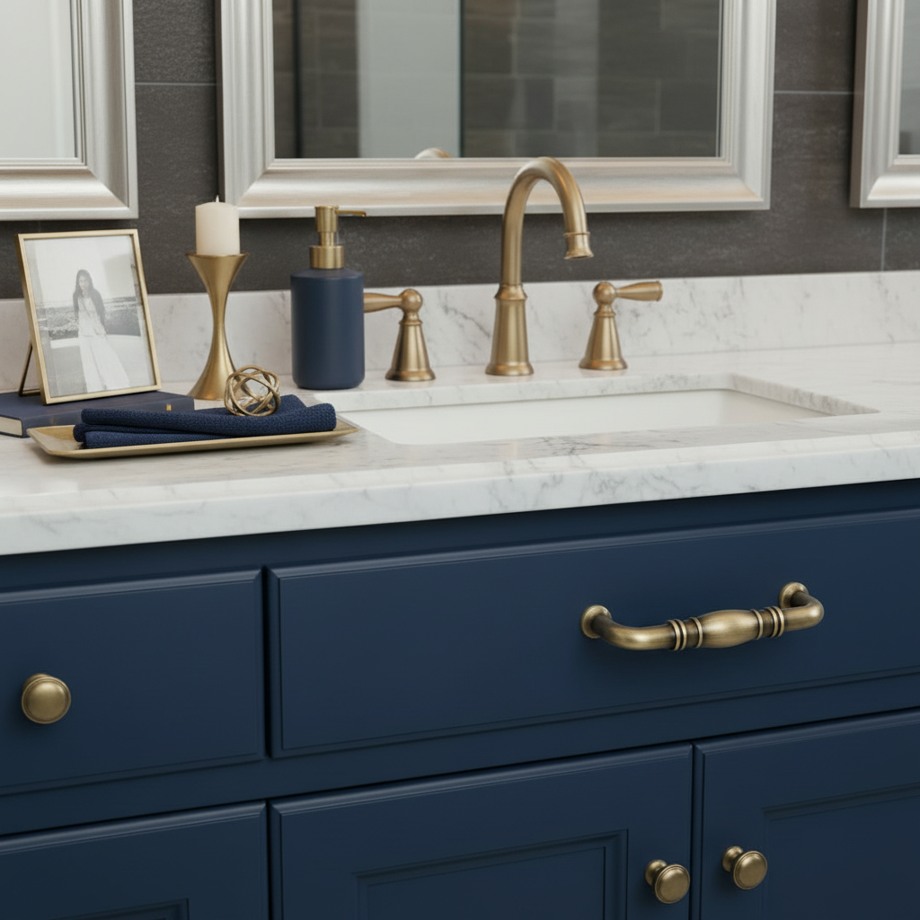 Cosmas 4313BAB Brushed Antique Brass Cabinet Pull