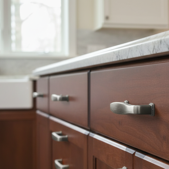 Cosmas 4389AS Antique Silver Cabinet Pull