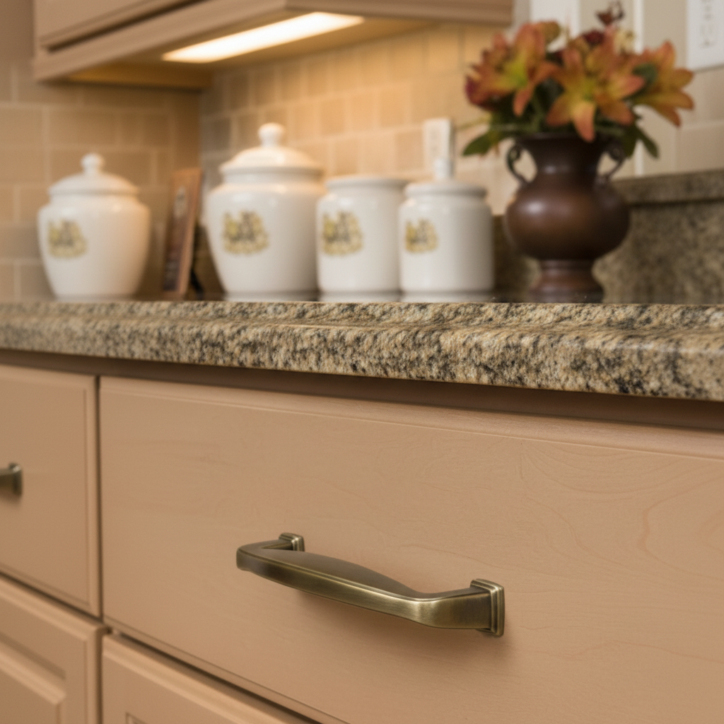 Cosmas 4389BAB Brushed Antique Brass Cabinet Pull