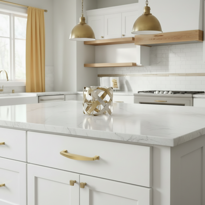 Cosmas 4390BB Brushed Brass Cabinet Pull