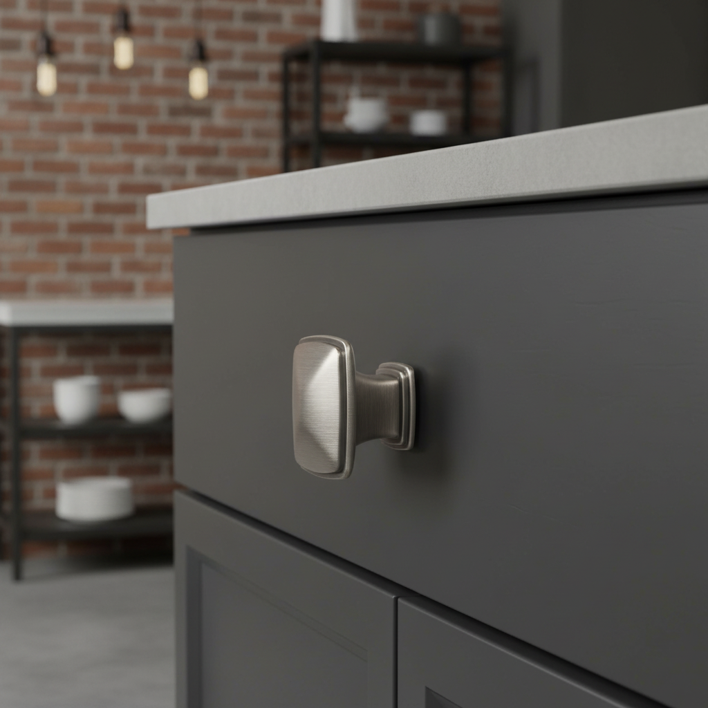 Cosmas 4391AS Antique Silver Cabinet Knob