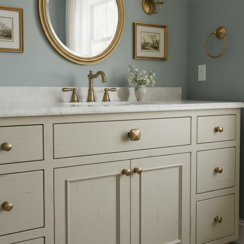 Cosmas 4391BAB Brushed Antique Brass Cabinet Knob