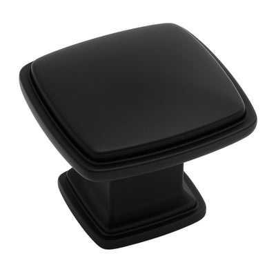 Cosmas 4391FB Flat Black Cabinet Knob