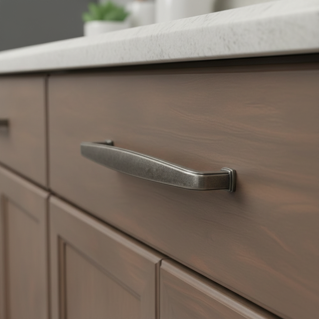 Cosmas 4392-160WN Weathered Nickel Cabinet Pull