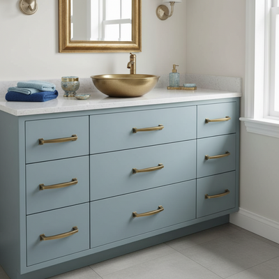 Cosmas 4392BAB Brushed Antique Brass Cabinet Pull
