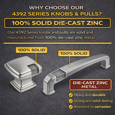 Cosmas 4392FB Flat Black Cabinet Pull