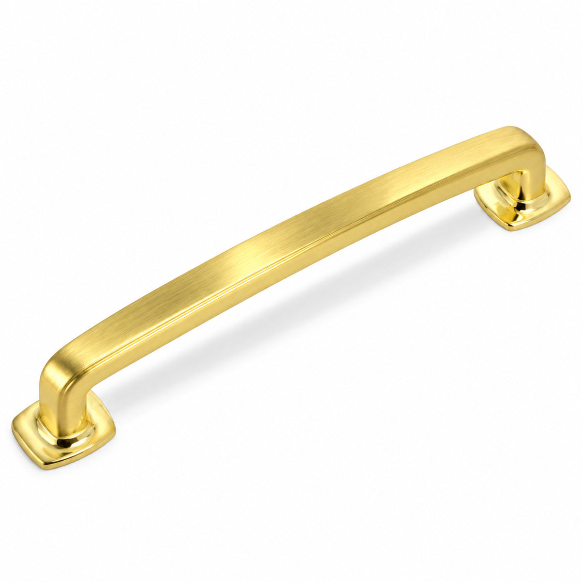 Cosmas 4396-128BB Brushed Brass Cabinet Pull