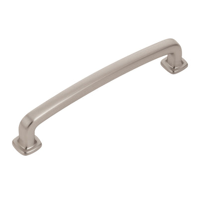 Satin nickel cabinet pull, 128 mm center-to-center