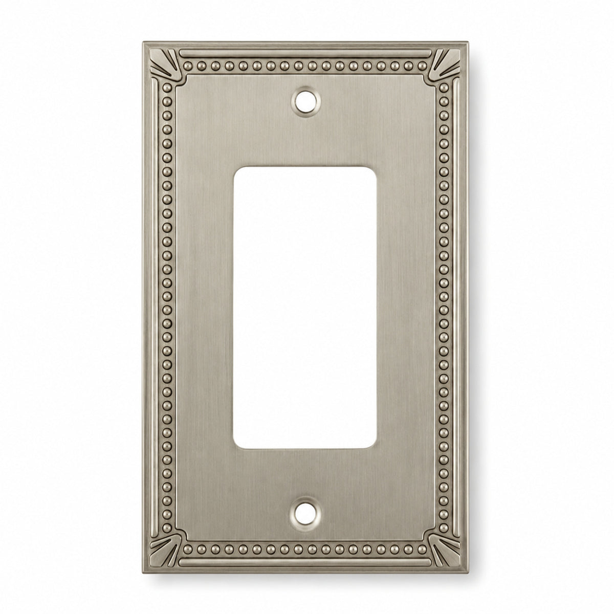 Cosmas 44000-SN Satin Nickel Single GFCI / Decora Wall Plate