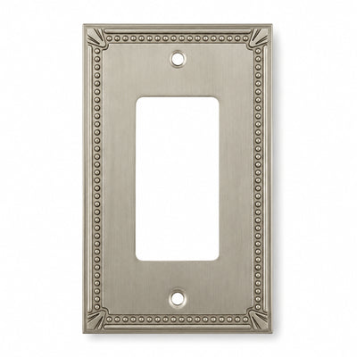 Cosmas 44000-SN Satin Nickel Single GFCI / Decora Wall Plate
