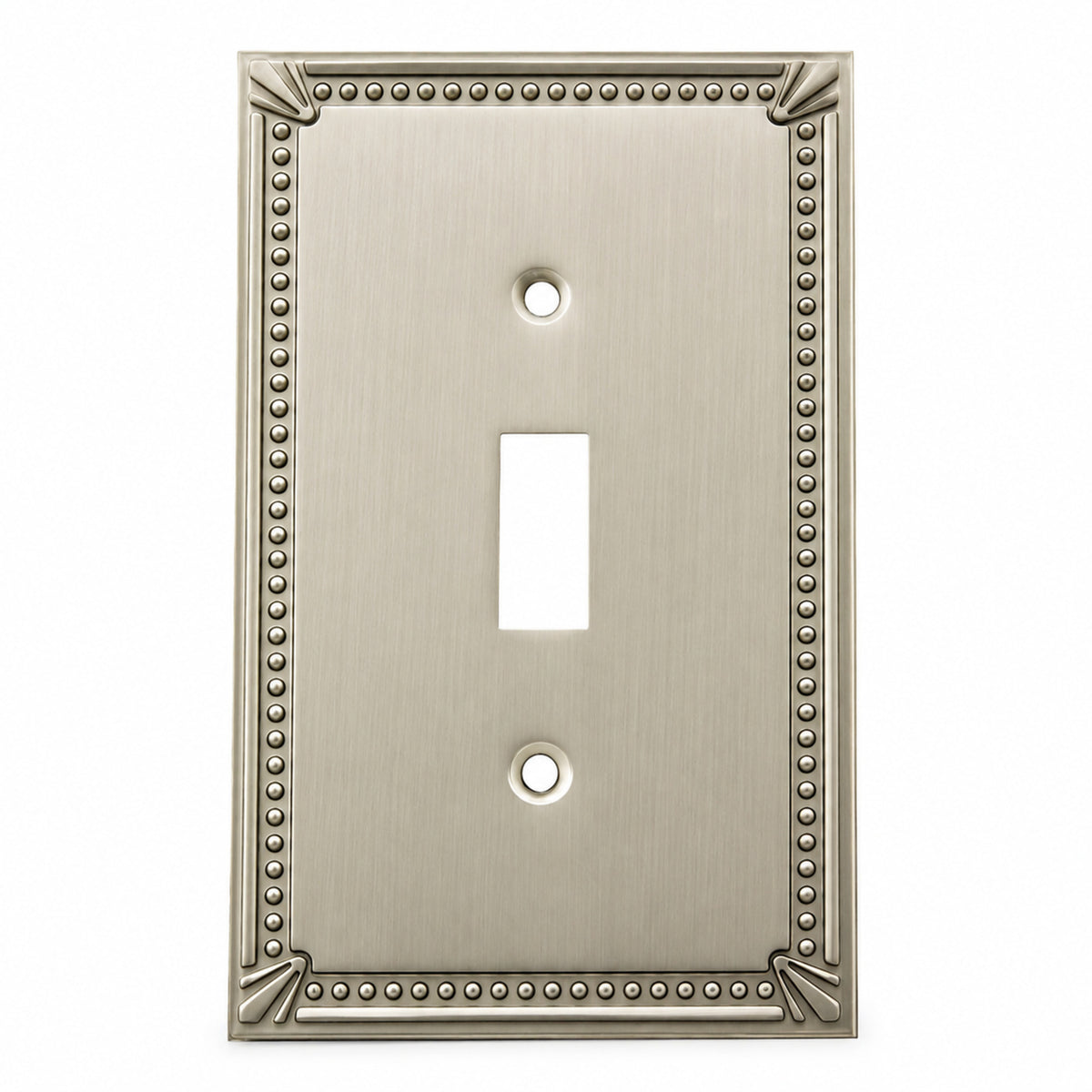 Cosmas 44055-SN Satin Nickel Single Toggle Switchplate Cover