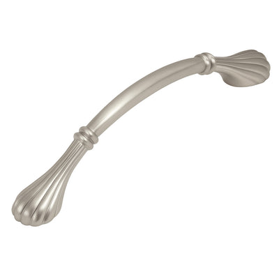 Satin nickel cabinet pull