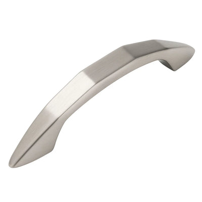 Satin nickel cabinet pull