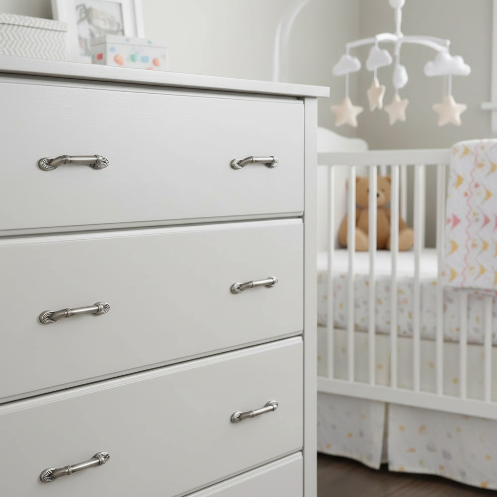 Cosmas 4577AS Antique Silver Cabinet Pull