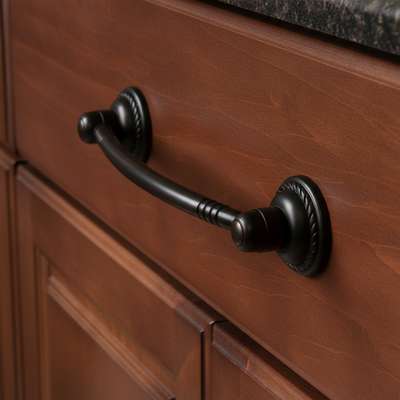 Cosmas 4689ORB Oil Rubbed Bronze Rope Cabinet Pull