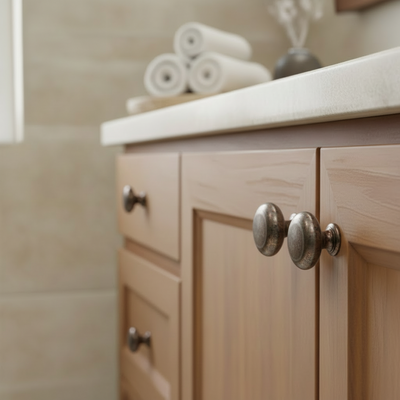 Cosmas 4950AS Antique Silver Cabinet Knob