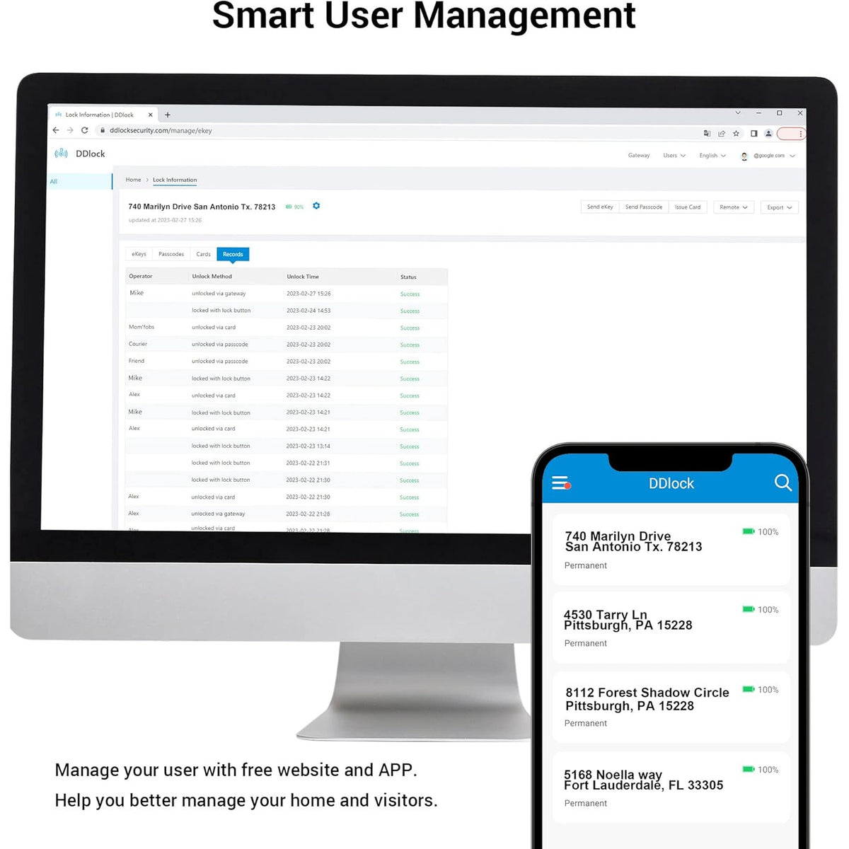 Keyless Entry RZ06 Satin Nickel Keypad Smart Deadbolt
