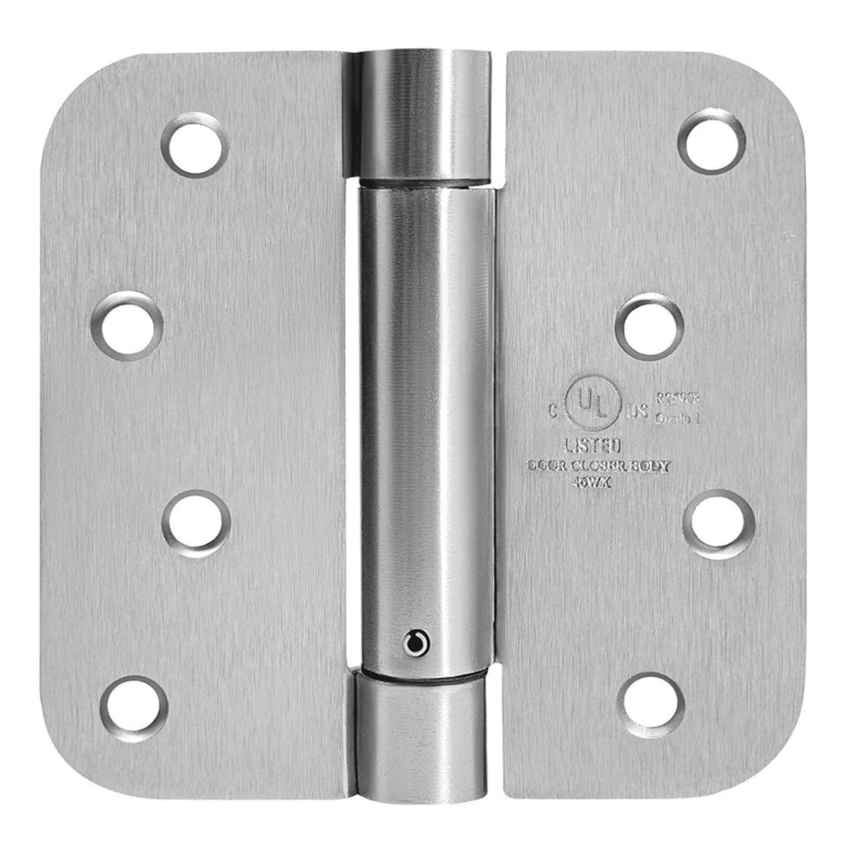 Spring Door Hinge, 4&quot; x 4&quot;, Satin Nickel (3 PACK)