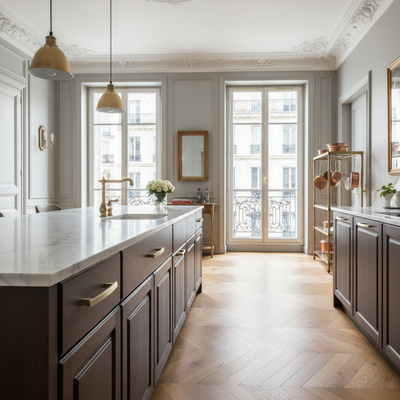 Diversa Gold Champagne 3-3/4" (96mm) Subtle Arch Cabinet Pull