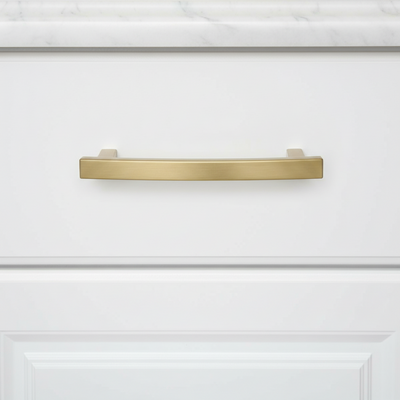 Diversa Gold Champagne Arch Style 4" (102mm) Cabinet Pull