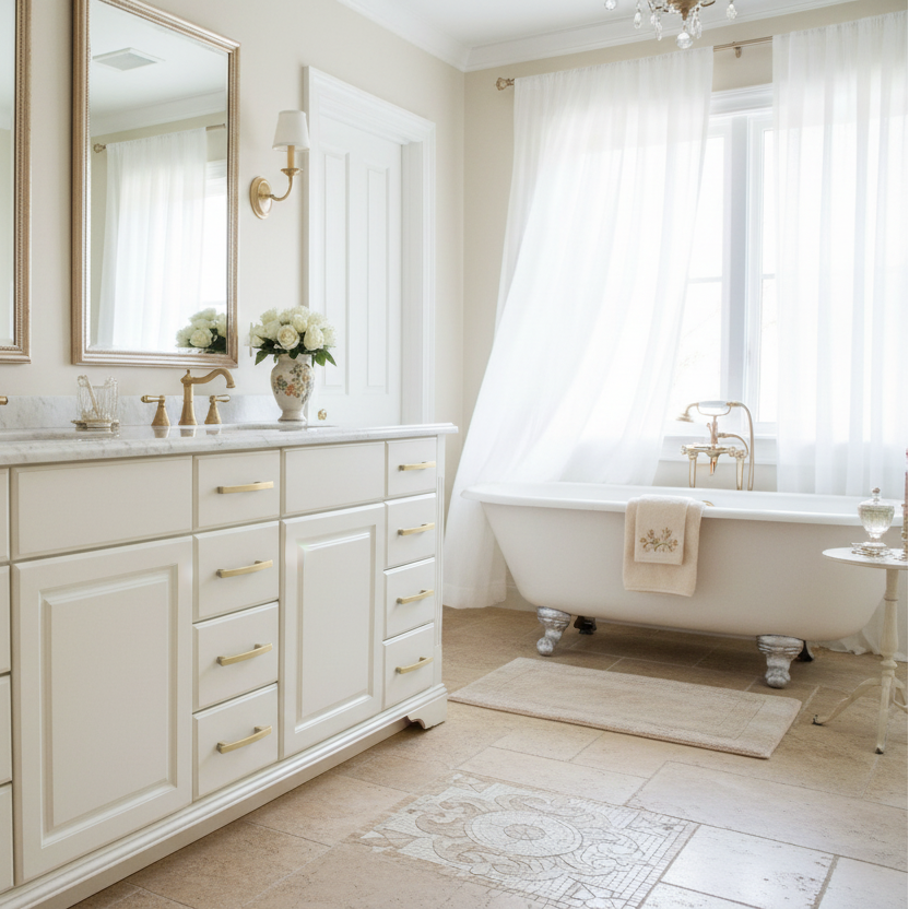 Diversa Gold Champagne Arch Style 5" (128mm) Cabinet Pull