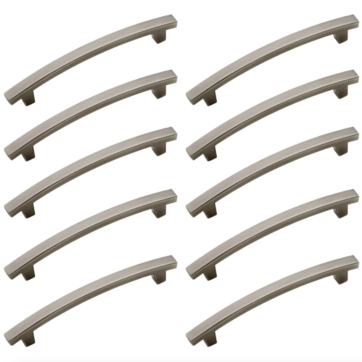 Diversa Brushed Silver Arch Style 5" (128mm) Cabinet Pull