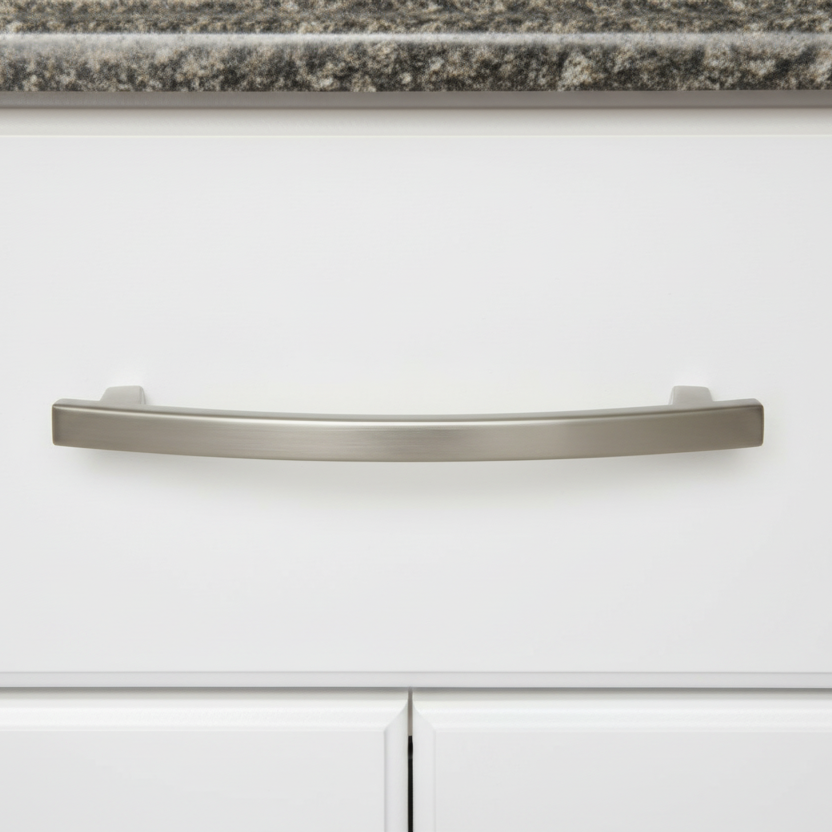 Diversa Brushed Silver Arch Style 5" (128mm) Cabinet Pull