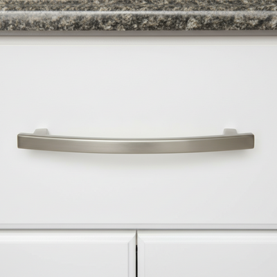 Diversa Brushed Silver Arch Style 5" (128mm) Cabinet Pull