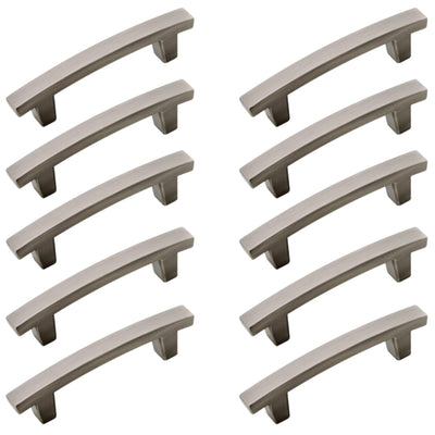 Diversa Brushed Silver Arch Style 3&quot; (76mm) Cabinet Pull
