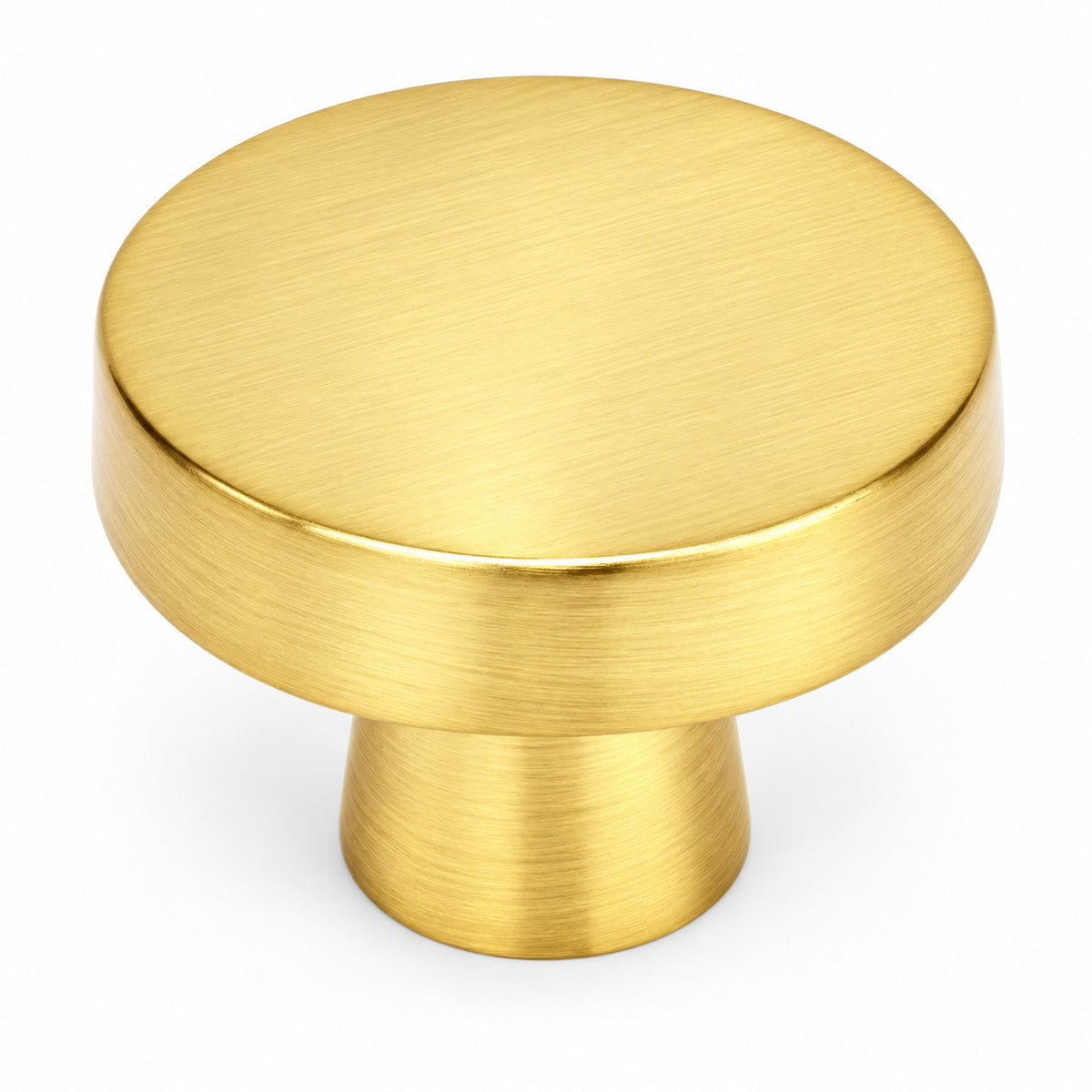 Cosmas 5234BB Brushed Brass Round Contemporary Cabinet Knob