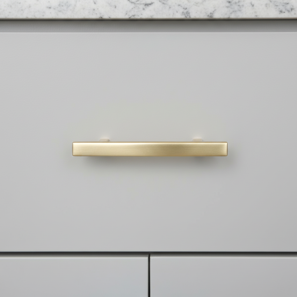 Cosmas 5235BG Brushed Gold Contemporary Arch Cabinet Pull