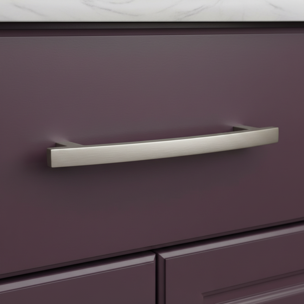 Cosmas 5236SN Satin Nickel Contemporary Arch Cabinet Pull