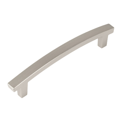 Satin nickel contemporary arch cabinet pull