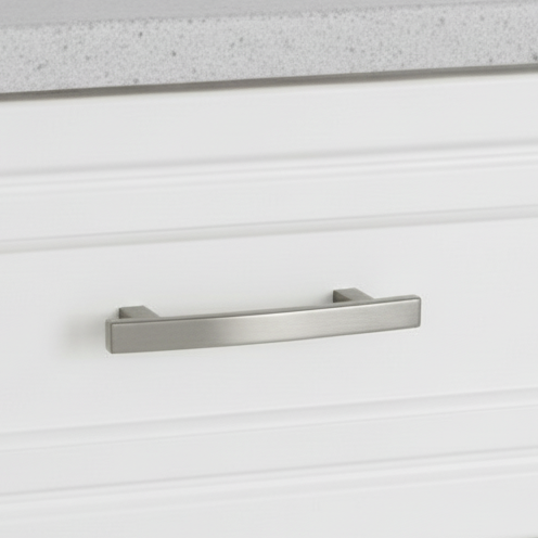 Diversa Brushed Silver Arch Style 3" (76mm) Cabinet Pull