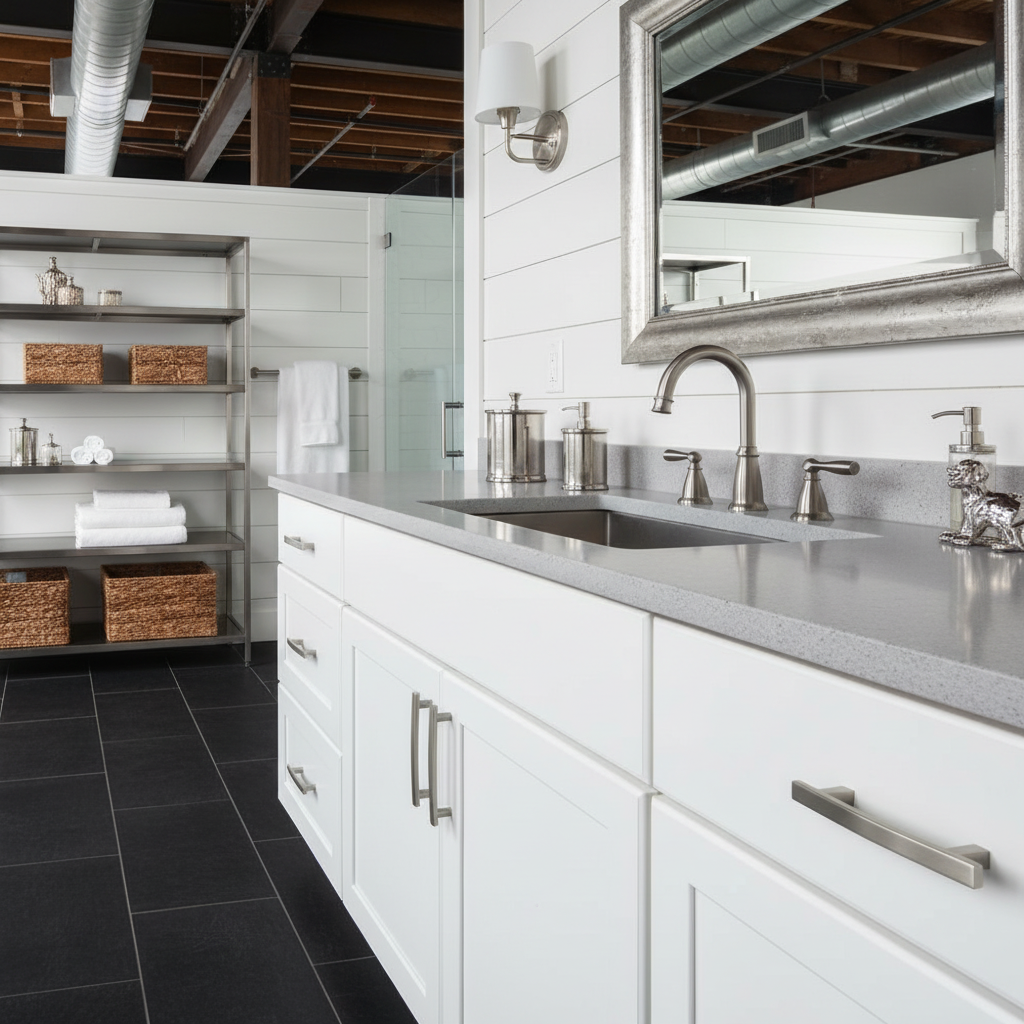 Diversa Brushed Silver Arch Style 3" (76mm) Cabinet Pull