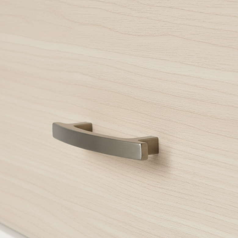 Diversa Brushed Silver Arch Style 4" (102mm) Cabinet Pull