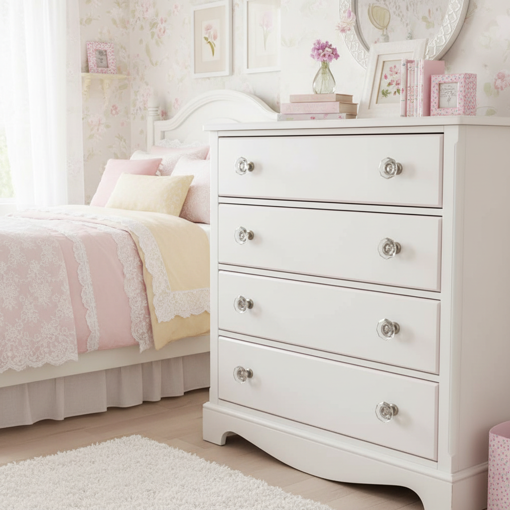 Cosmas 5268SN-C Satin Nickel &amp; Clear Glass Cabinet Knob