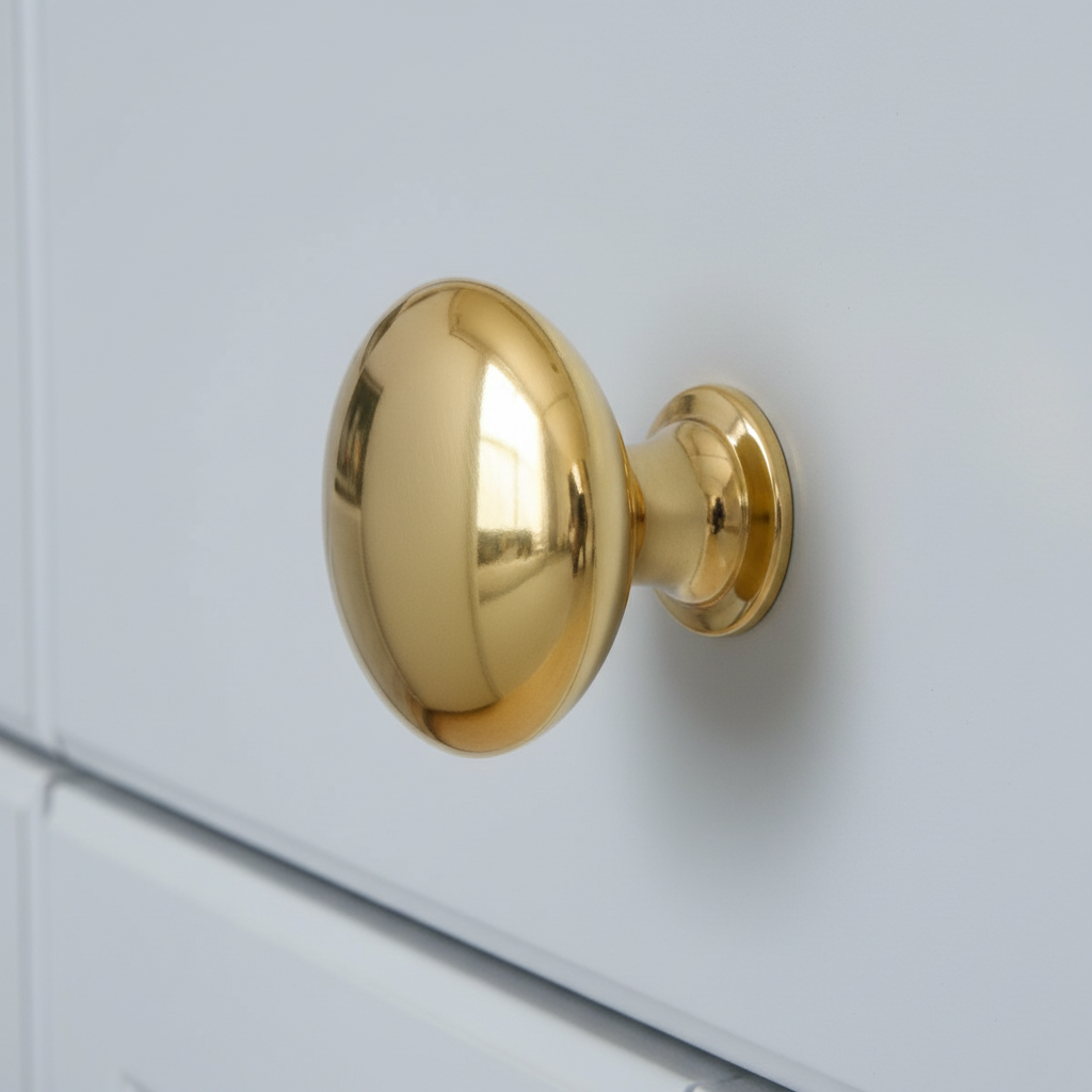 Cosmas 5305PB Polished Brass Round Cabinet Knob