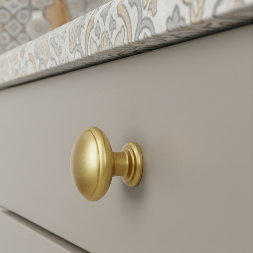 Cosmas 5422BB Brushed Brass Cabinet Knob