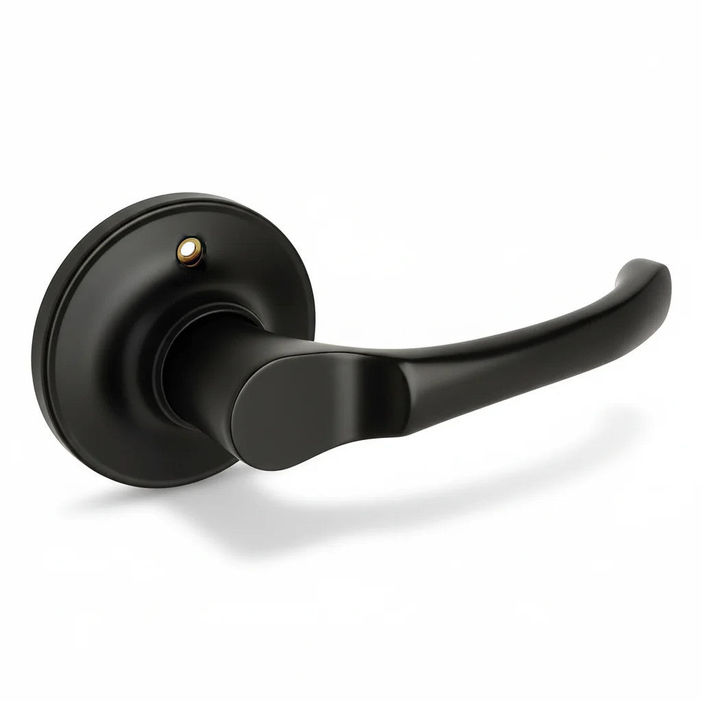 Arlington Dummy Door Lever, Matte Black