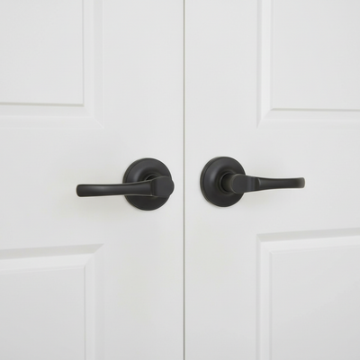 Arlington Dummy Door Lever, Matte Black