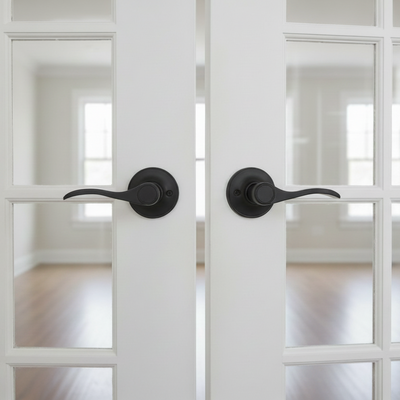 Kingston Dummy Door Lever, Matte Black