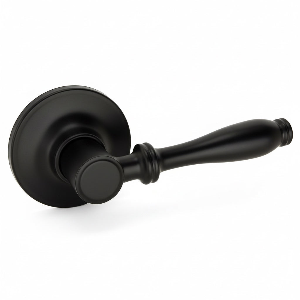 Villa Series Matte Black Door Levers