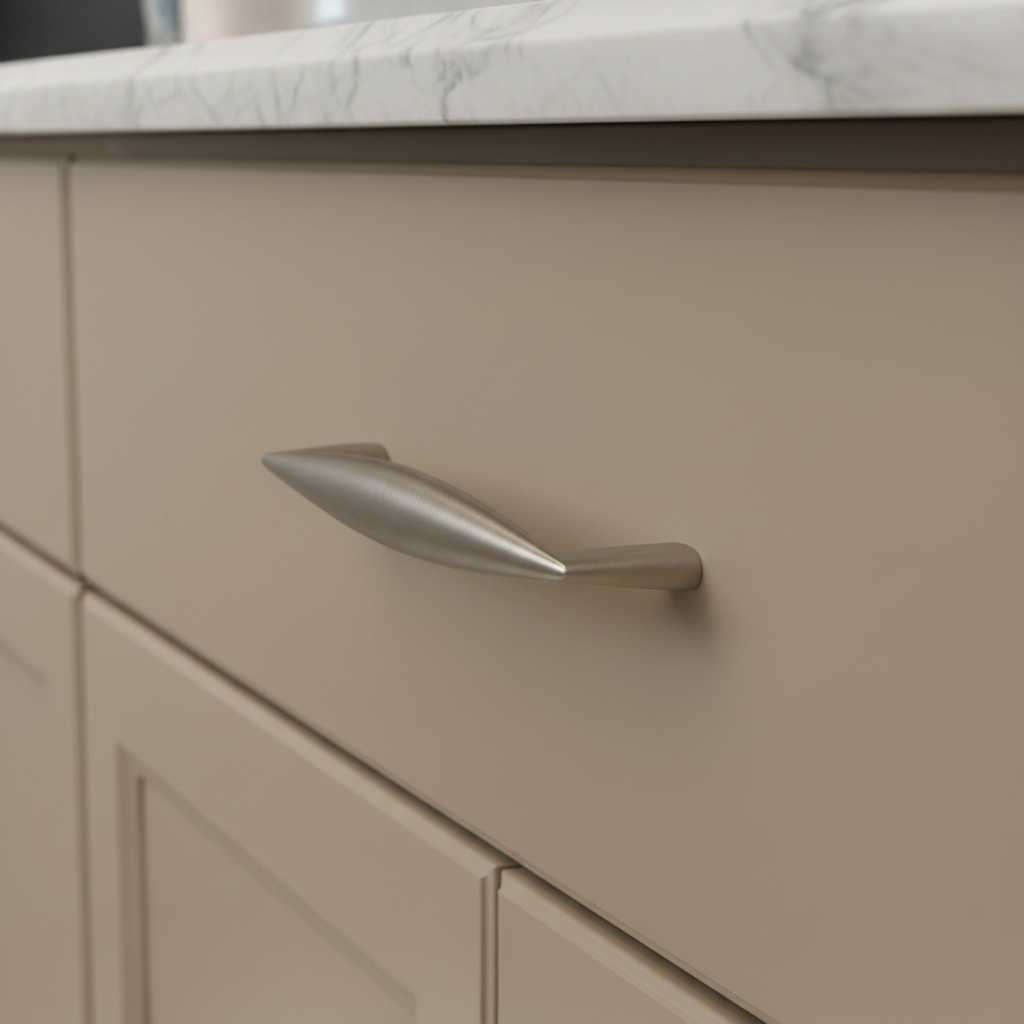 Cosmas 567-96SN Satin Nickel Contemporary Cabinet Pull